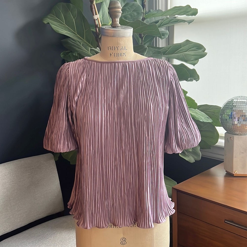 Stunning Vintage Pleated Blouse